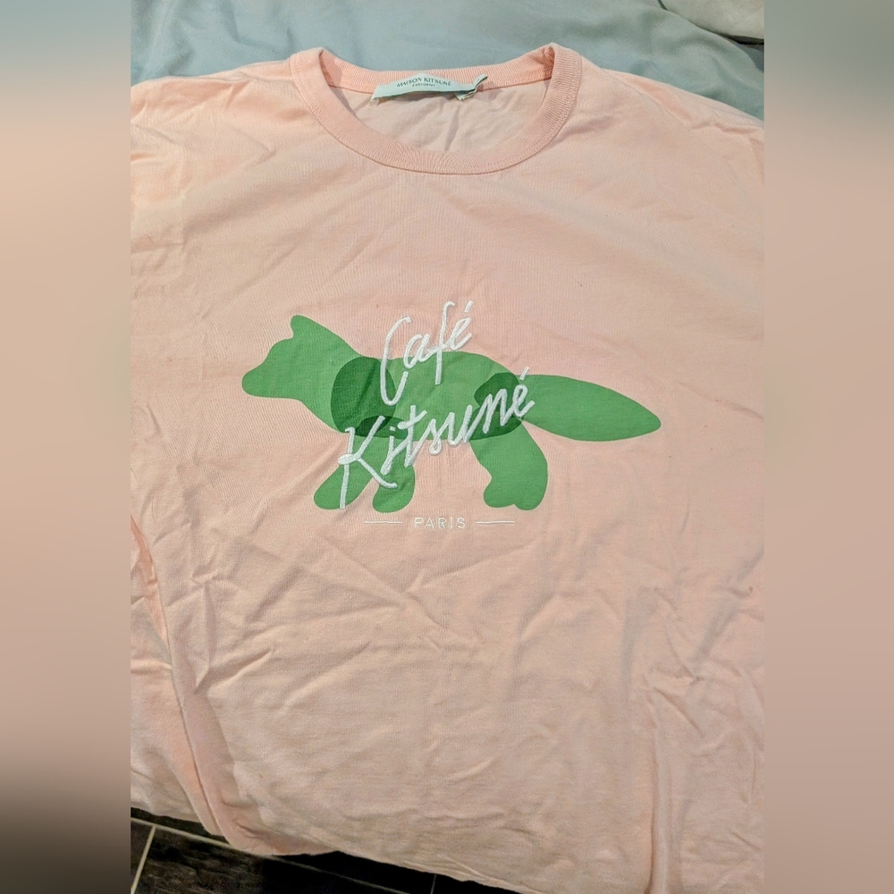 Café Kitsuné Pink T-Shirt